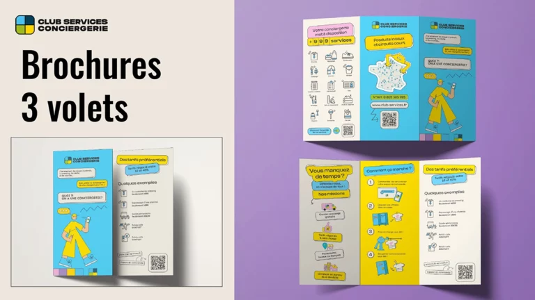 Borchures 3 volets d'animation CSC