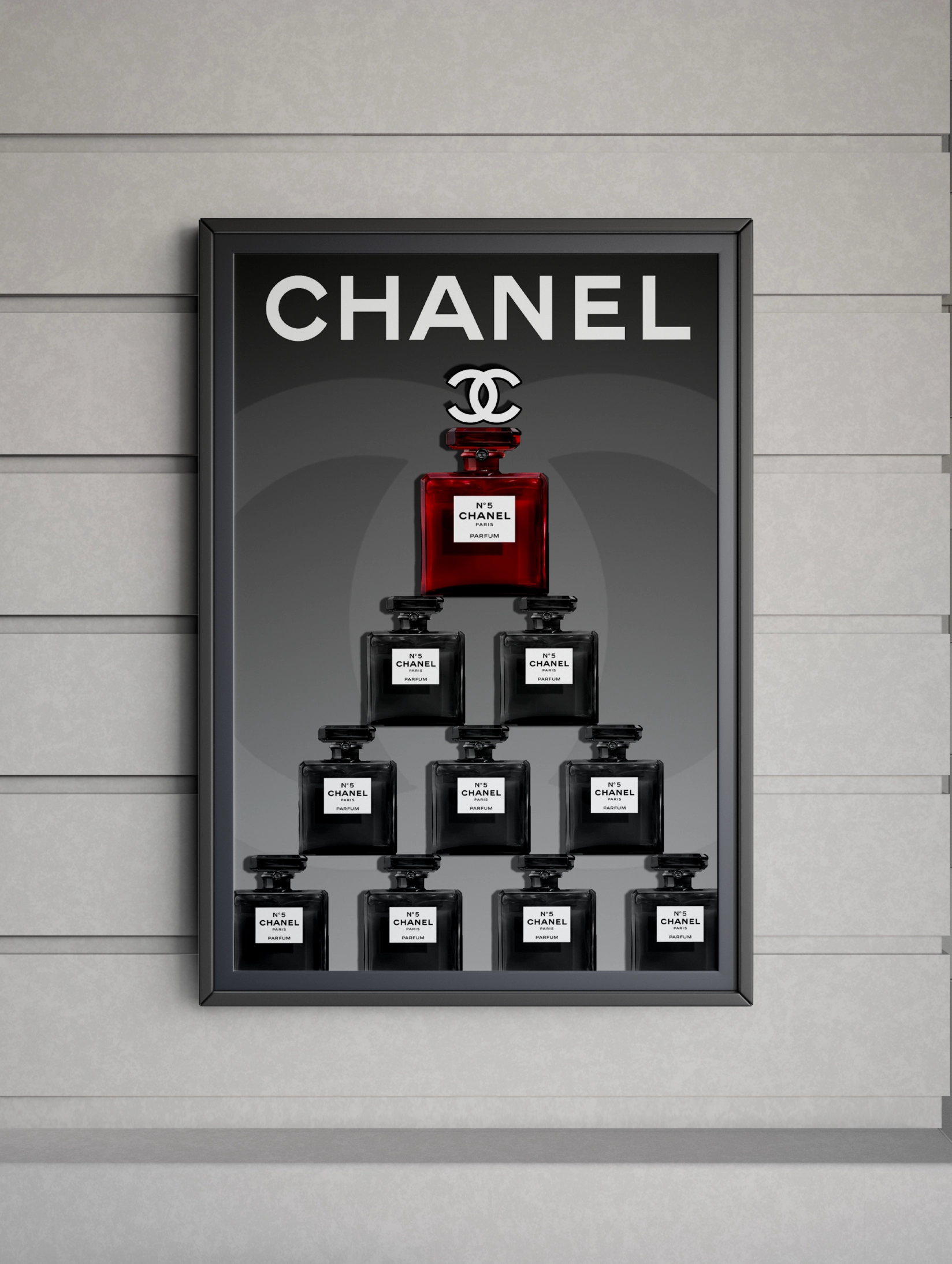 Mockup affiche chanel