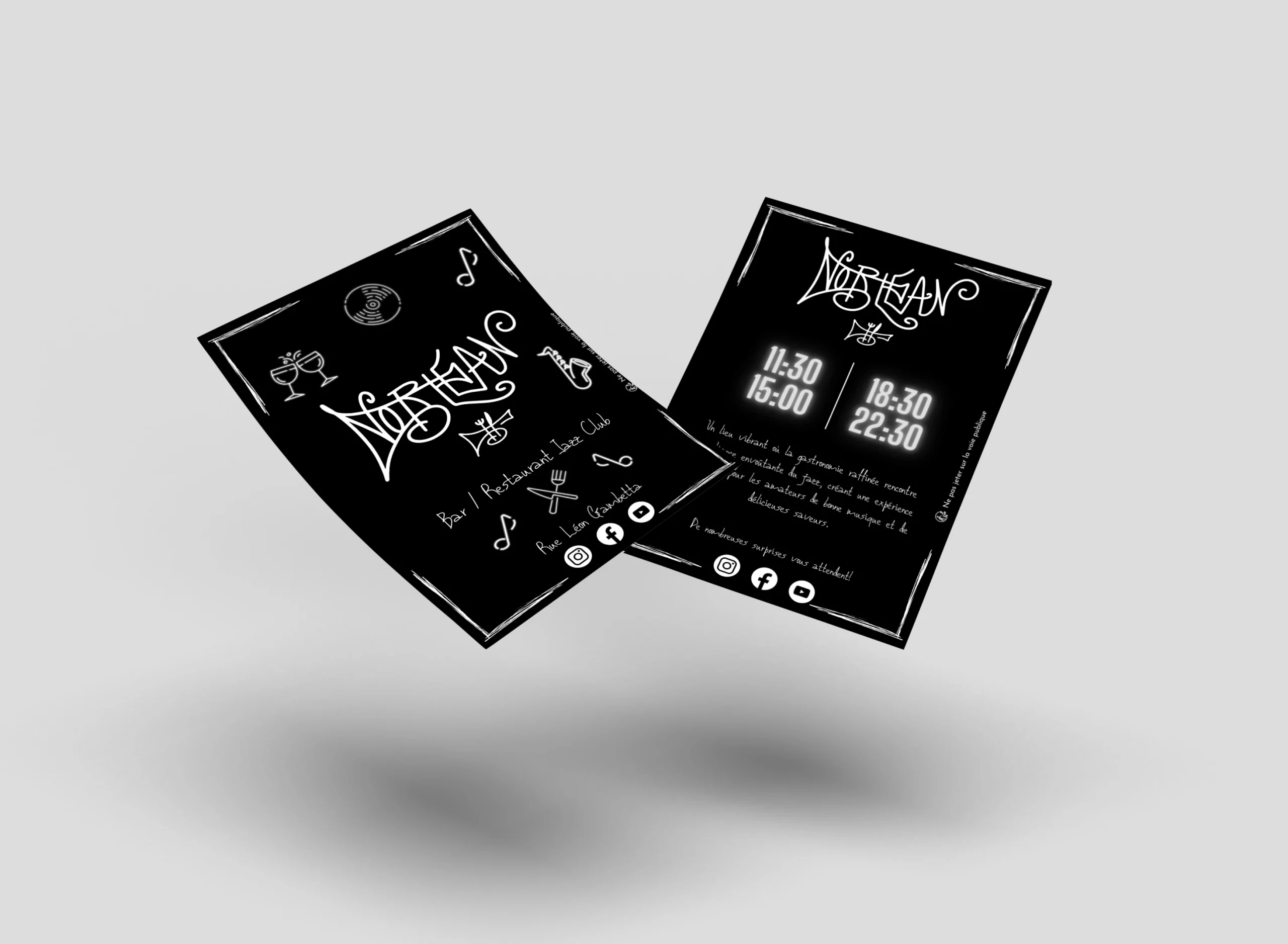 mockup flyers norléan
